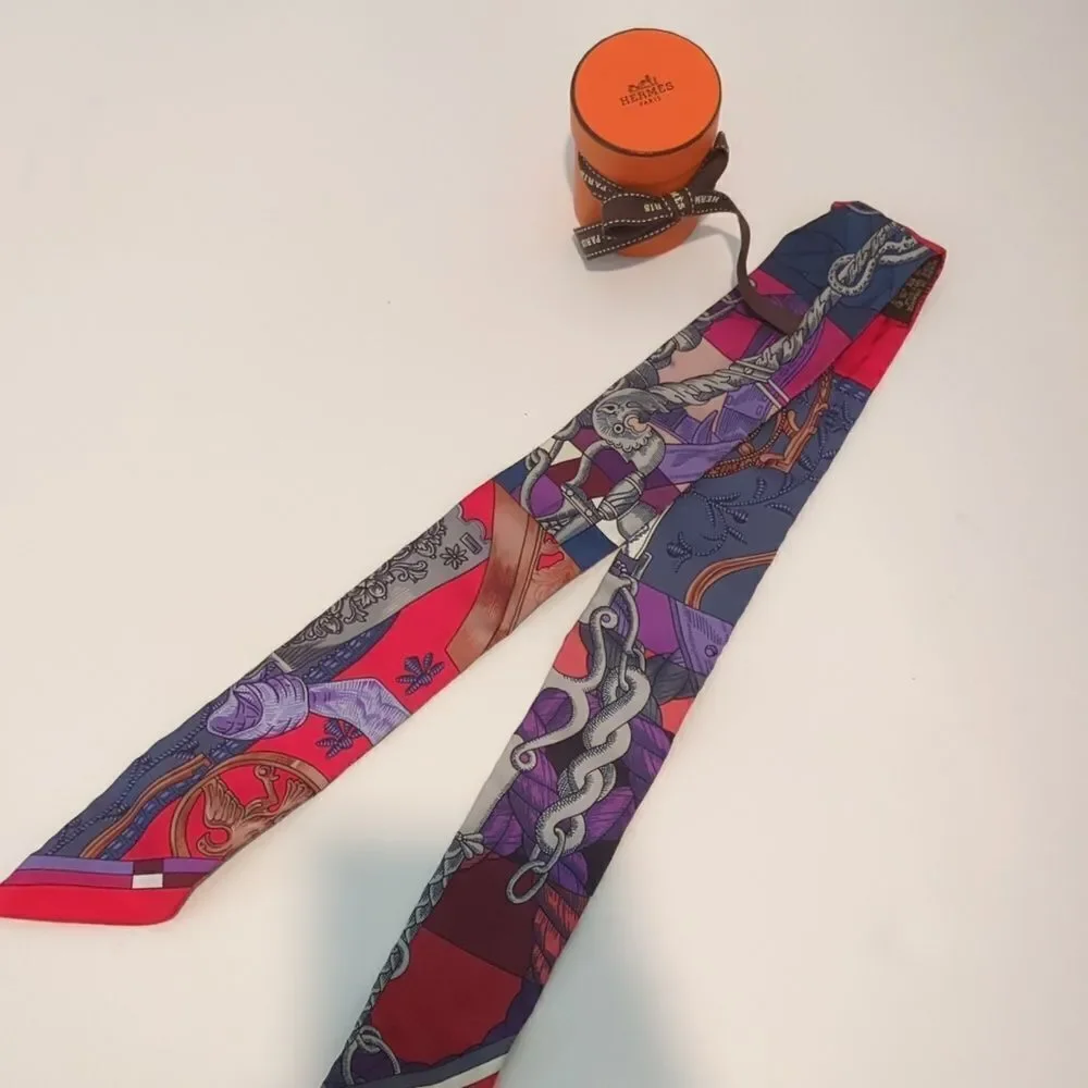 Hermès 100% Silk Twilly - Picture 7 of 7